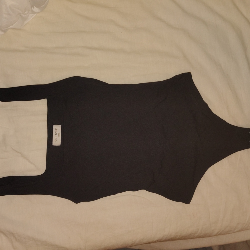 Aritzia Square Neck Black Bodysuit